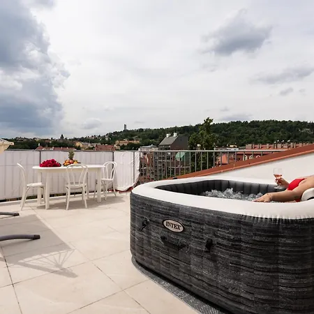 Sky Luxury Penthouse * Praga